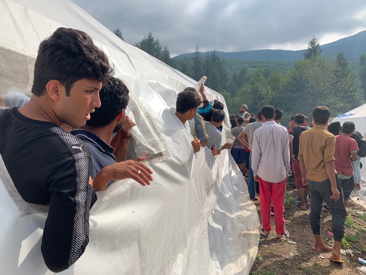 Menschenunwürdige Bedingungen an der kroatischen EU-Außengrenze